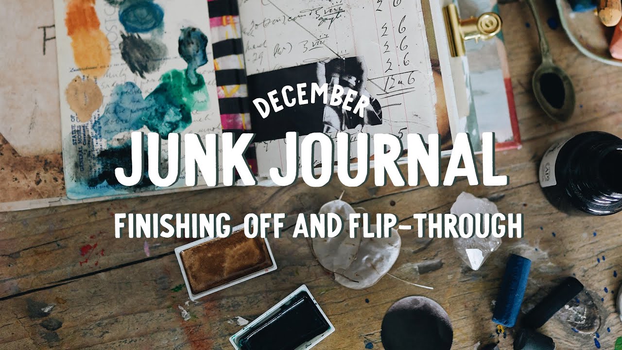 Fiber Antics by Veronica: Art journaling the month with Junk