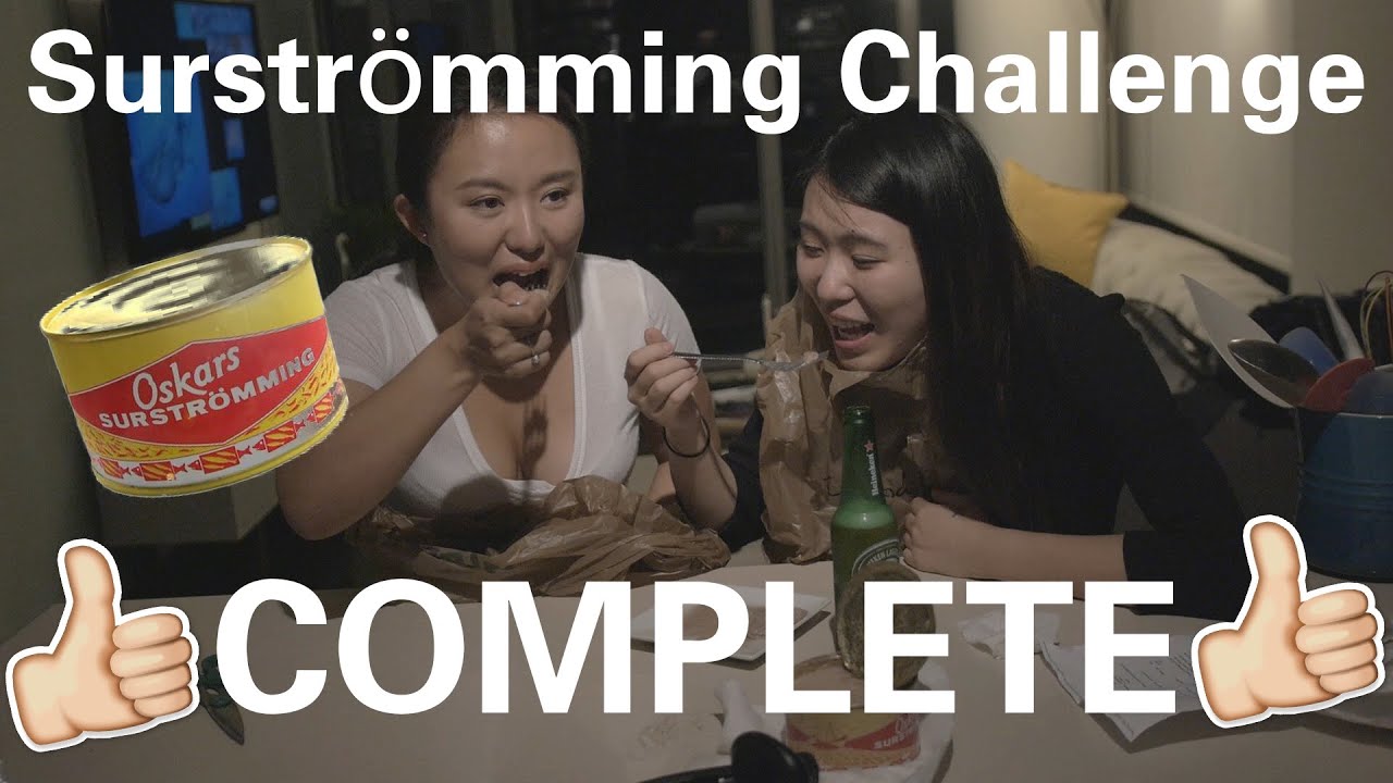 Asians Try Surstromming