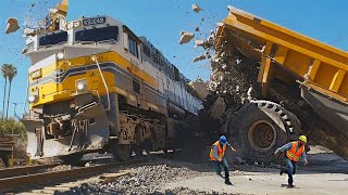 Most Unbelievable Train Moments Caught on Camera - Best Of Month #98