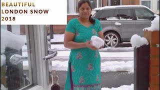 London Tamil vlogs|London SNOW STORM 2018|FIRST SNOWFALL|UK TAMIL|LONDON TAMIL  YOUTUBE CHANNEL