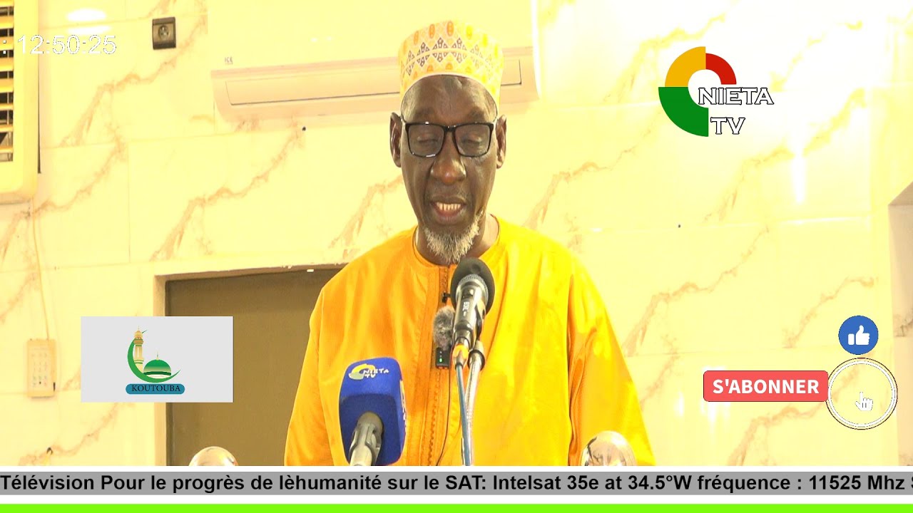 Sermon du vendredi avec Imam Madou KONE Mosquée Mousso Dambe a Sotuba Du 16 01 2026 NIETA TV