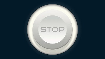 How to create Animated Glowing STOP Button GIF animatation in Photoshop