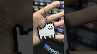 Making a perler bead keychain! #art Making a perler bead keychain! #art
