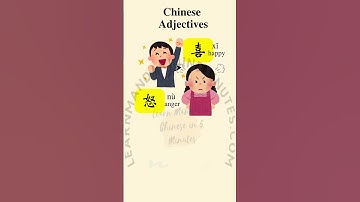 Learn Chinese Words 250 - adjectives #learnmandarinin5minutes #chinesewords #chinesegrammar #hsk