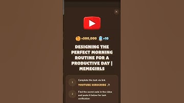 Designing The Perfect Morning Routine For A Productive Day | Memegirls | Memefi Codes | Telegram