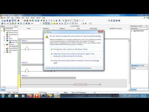 Delta PLC timer example 4 - YouTube