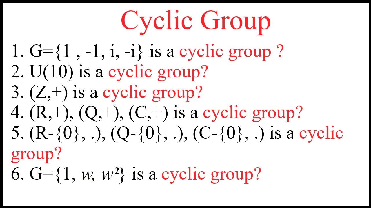 Cyclic group|(Z, + ) is cyclic group| Cube root of unity is cyclic| Lecture 2|Theta Classes