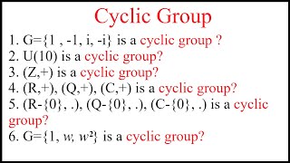Cyclic group|(Z, + ) is cyclic group| Cube root of unity is cyclic| Lecture 2|Theta Classes