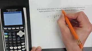 Physics II: Ch  17, Electric Potential Example 2