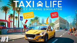 I became fastest taxi driver😱 | TAXI LIFE SIMULATOR GAMEPLAY #1