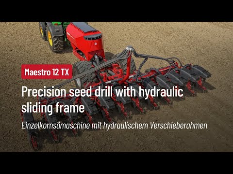 HORSCH Maestro 12 TX / 45 bis 80 cm Reihenweite / 45 to 80 cm row spacing