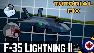 F-35 Tutorial FIX | Plane Crazy Roblox |