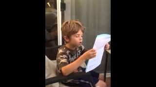 Teddy's Spring Sing Practice