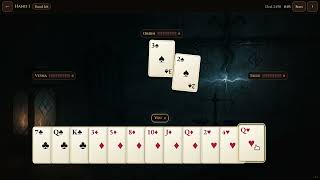How to Play Hearts — Rules and a Full Hand