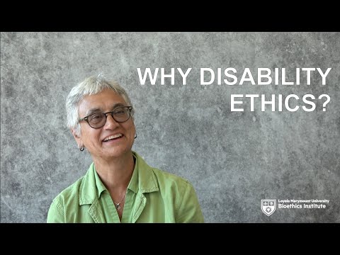 Why Disability Ethics? - An O’Malley Interview with Dr. Mary Jo Iozzio