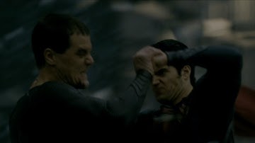 Superman VS Zod 4K HDR | (Man of Steel).