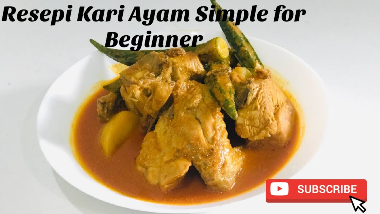 Resepi Kari Ayam Simple For Beginner Resepi Masak Youtube