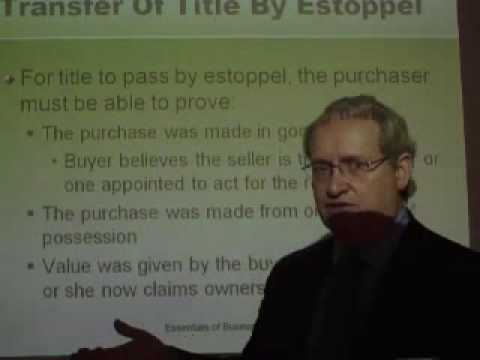 Transfer by Estoppel