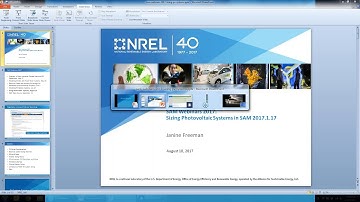 Sizing Photovoltaic Systems in SAM 2017.1.17