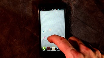 How to remove an app from your home screen on the LG Optimus L9