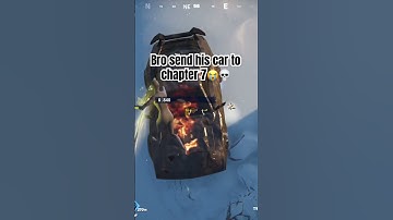 Bro sent his car to Fortnite chapter 7 #fortnite #gaming