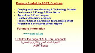 Successful Proposal for ASRT, STDF and other organizations