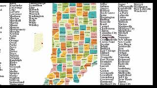 Using Indiana Counties Interactive Map