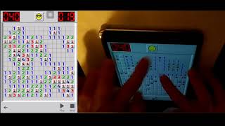 Minesweeper mobile 4 3bv/s intermediate (Two Hands)