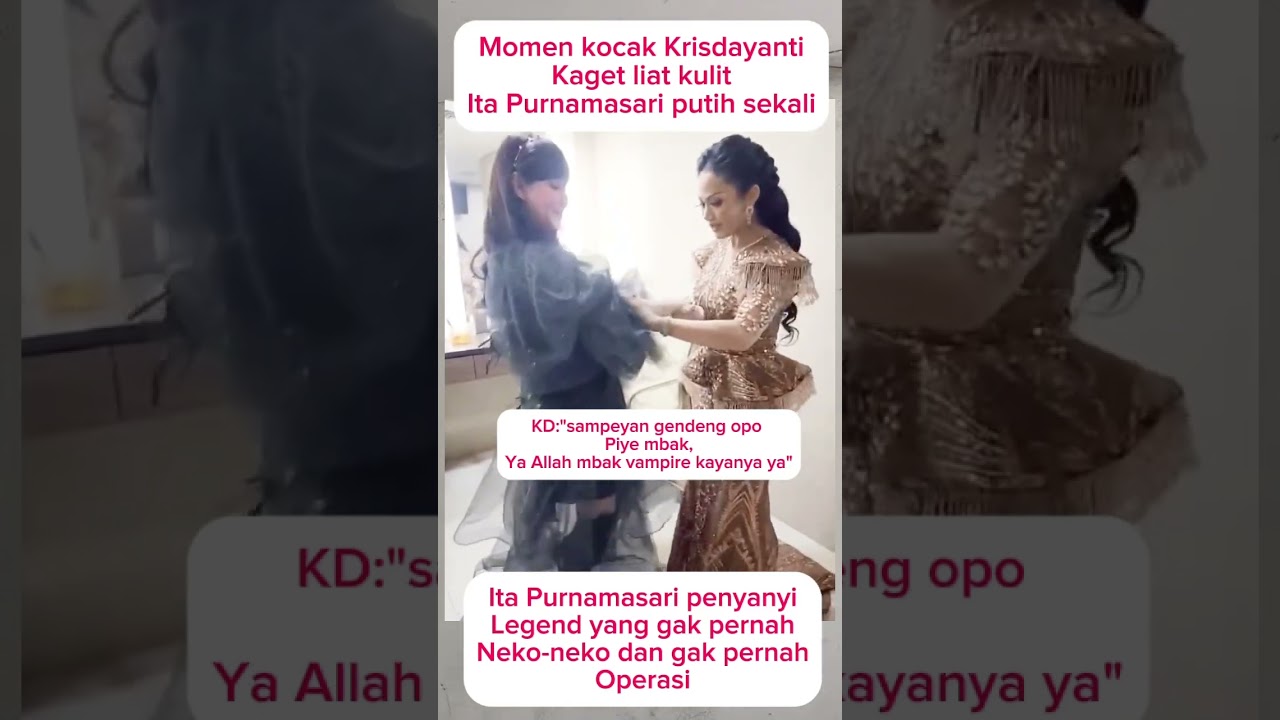 KD kaget liat kulit putih Ita Purnamasari #trending #shortvideo #krisdayanti #itapurnamasari #viral
