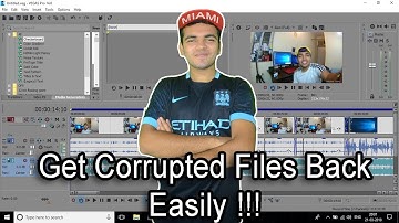 How To Fix Data Corruption Error In Sony Vegas ! RECOVERY FIX  (Works With All Version Of Vegas)