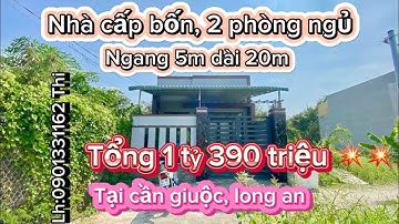 Bán nhà cấp 4 , tại cần giuộc, long an. Giá 1ty390 triệu ko phát sinh. Lh:0901331162