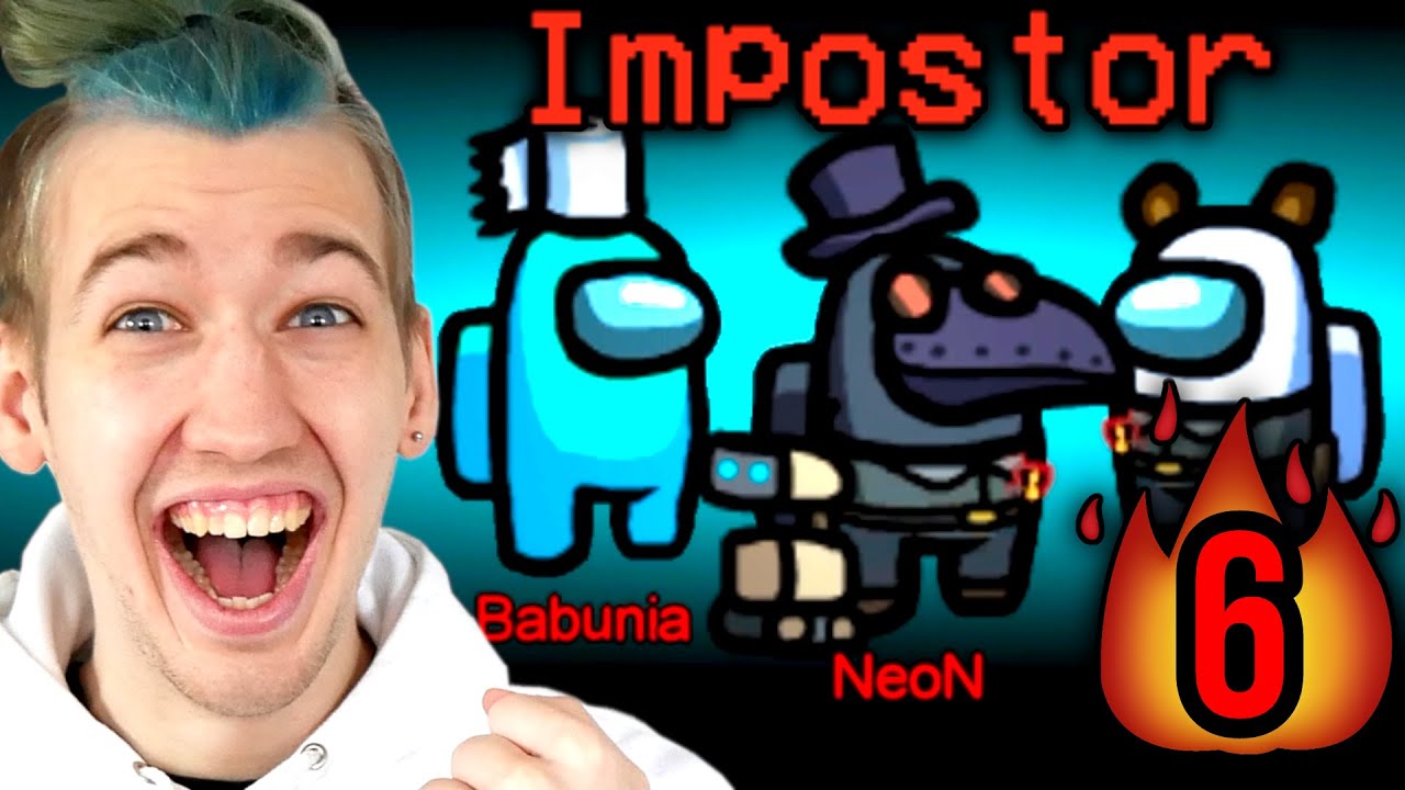 WYGRAŁEM IMPOSTOREM 6 RAZY Z RZĘDU w AMONG US!