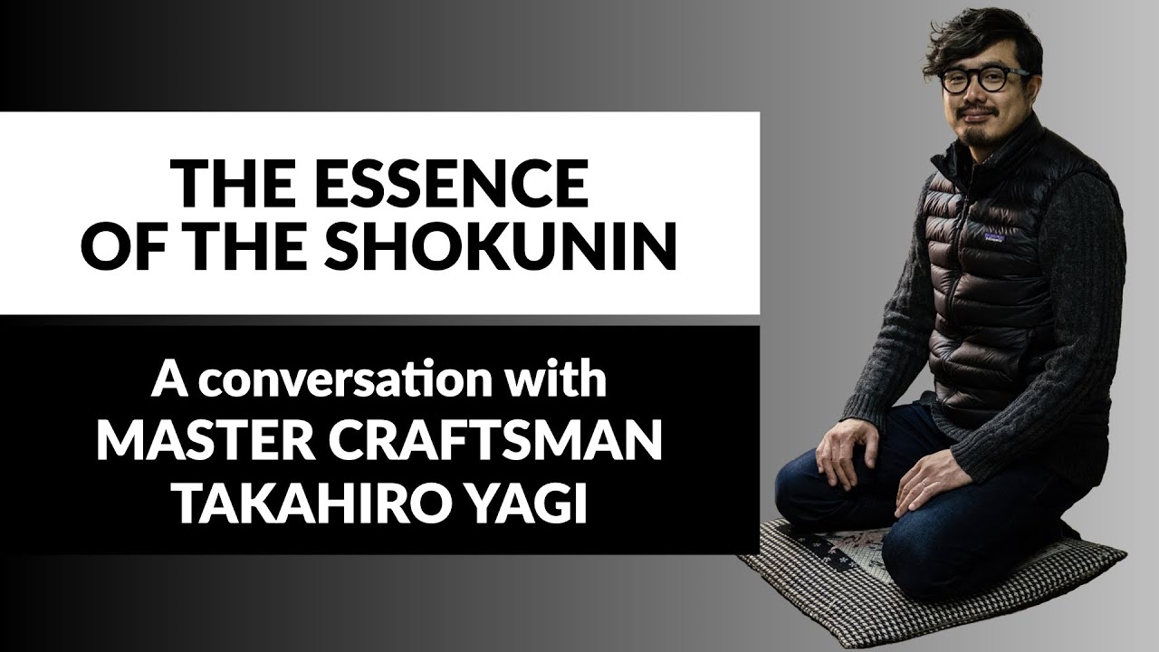 A conversation with master craftsman Takahiro Yagi from Kaikado