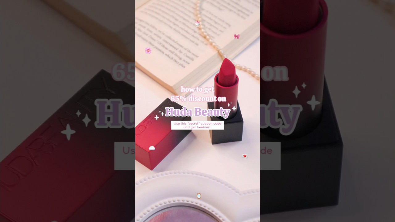 65% off on Huda Beauty  !? *NEW* Kult secret discount code 🤩 watch till the end for the code!