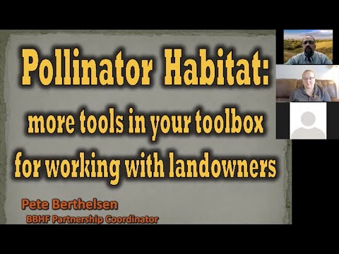 BBHF SD PF Webinar On Pollinator Habitat