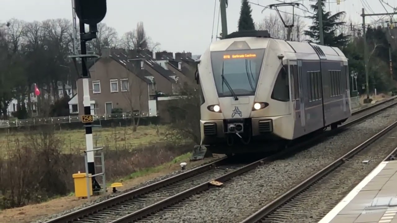 Treinen op station Maastricht Noord
