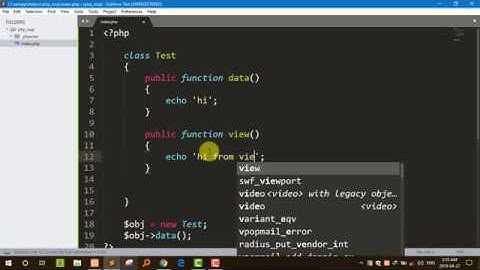 1 Object Oriented Programming PHP - Bangla Tutorial Defining Class, Object
