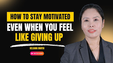 How to Stay Motivated Even When You Feel Like Giving Up