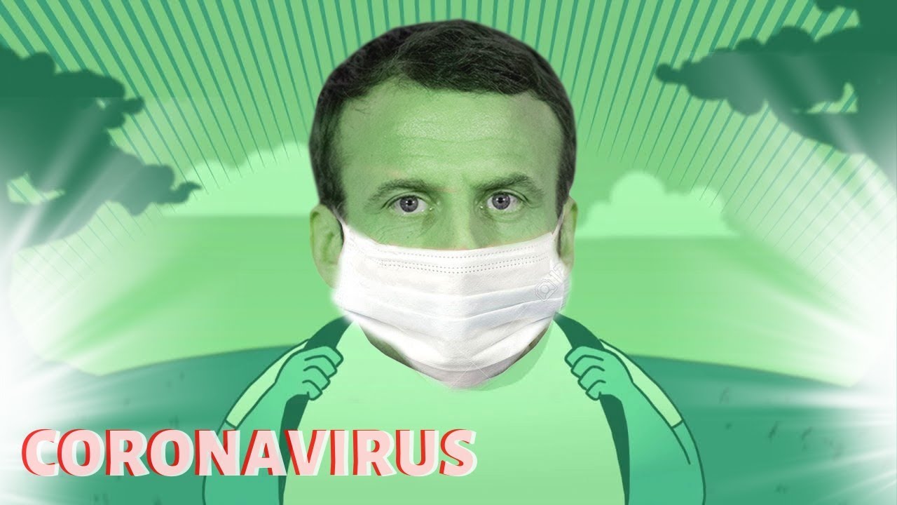Naza x Macron   Coronavirus Parodie Souris Verte   LionNoir