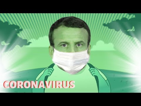 Naza X Macron Coronavirus Parodie Souris Verte LionNoir 