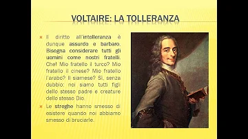 Cosa dice Voltaire?