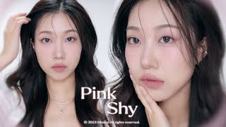 No eyeliner! Mute pink makeup GRWM (ETUDE Pink Shy Collection, MAC Satin Glow Cushion, etc) | Minsco