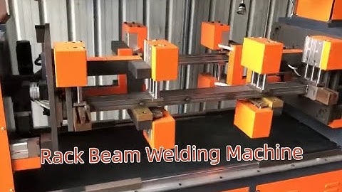 Fully Automatic Rack Beam Welding Machine Video