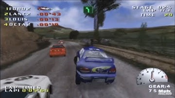 V-Rally 2 - Arcade Stage 1 Playthrough (Dreamcast)