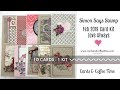 10 Cards - 1 Kit / Simon Say Stamp Feb 2019 Card Kit / Love Always