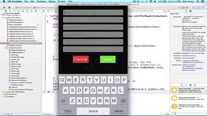 iOS Programming Tutorial  - How to Reload Data in UITableView - 30