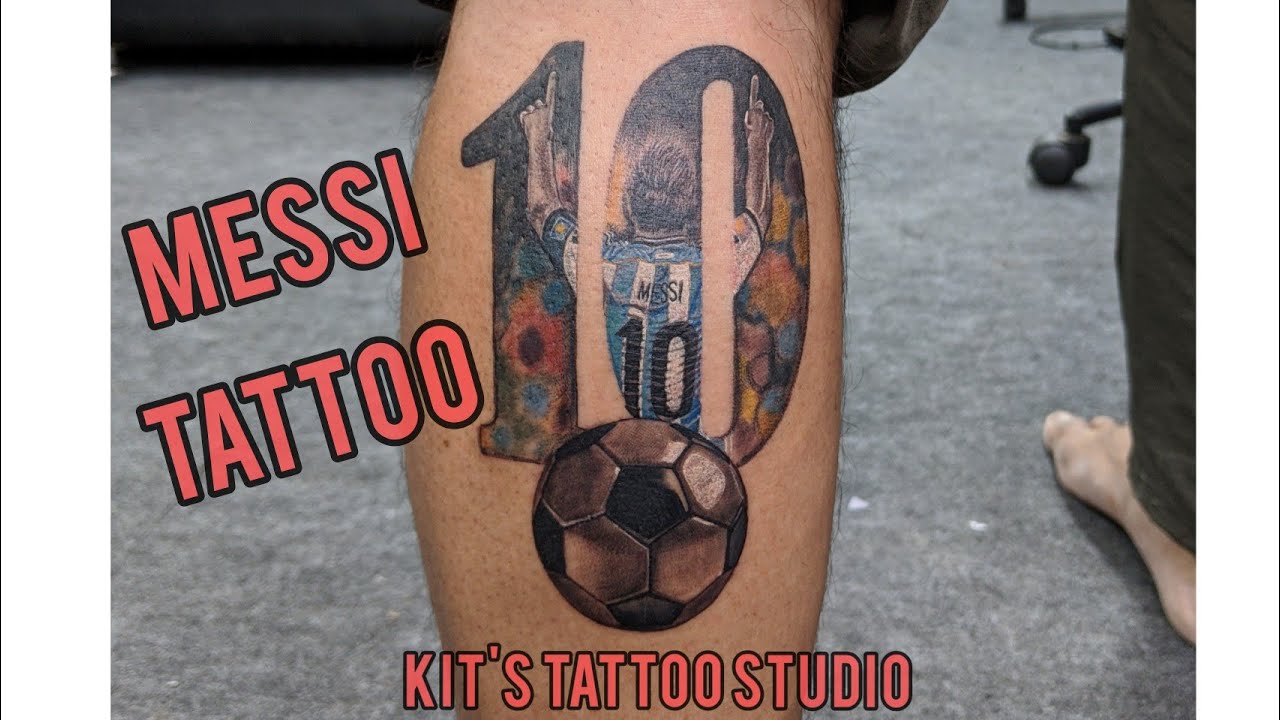 Messi Tattoo (Kit's Tattoo Studio) - YouTube