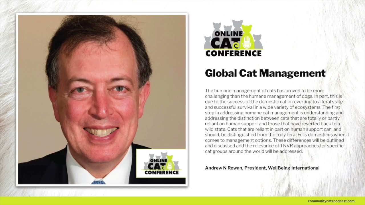 Global Cat Management | Andrew N Rowan, President, WellBeing International | OCC 2022