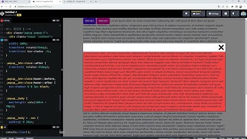 2023 09 26, 자바스크립트와 제이쿼리 기초, 49강, 팝업 구현, 화면의 높이가 작으면 적절한 단계에서 스크롤바가 생기게 해주세요.