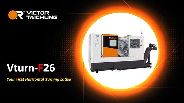 【台中精機－CNC臥式車床｜CNC Horizontal Truning lathe｜Vturn-F26】
